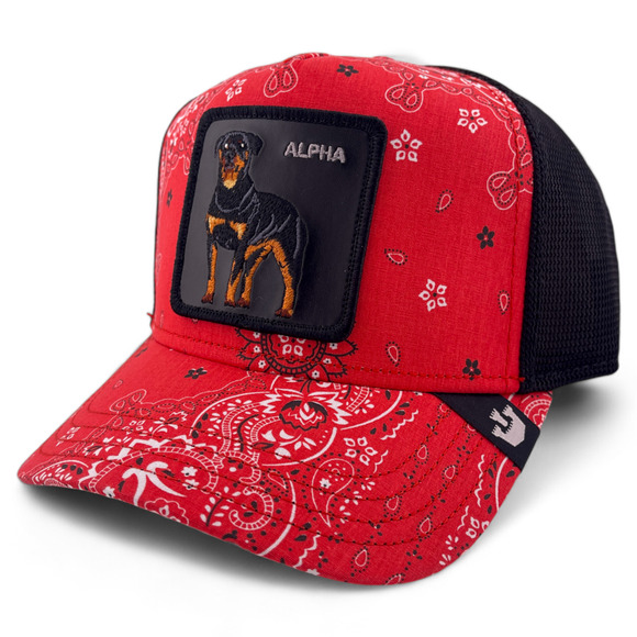 Goorin Bros Alpha Dog Without Warning Bandana The Farm Adjustable Trucker Hat - Picture 1 of 7